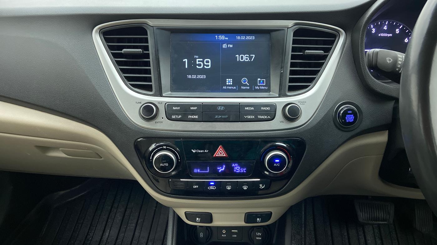 2017 Hyundai Verna 1.6 VTVT SX (O) AT, CNG, Automatic, 37,195 km, Air Conditioner