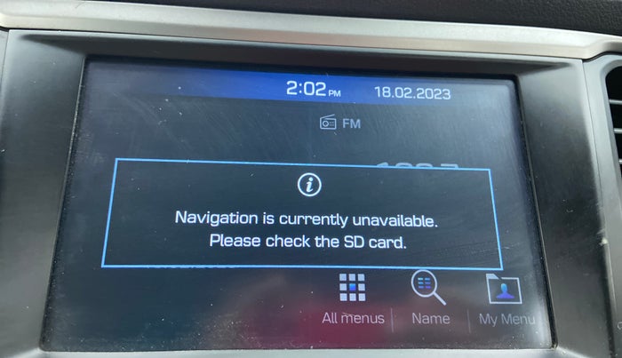 2017 Hyundai Verna 1.6 VTVT SX (O) AT, CNG, Automatic, 37,195 km, Infotainment system - GPS Card not working/missing