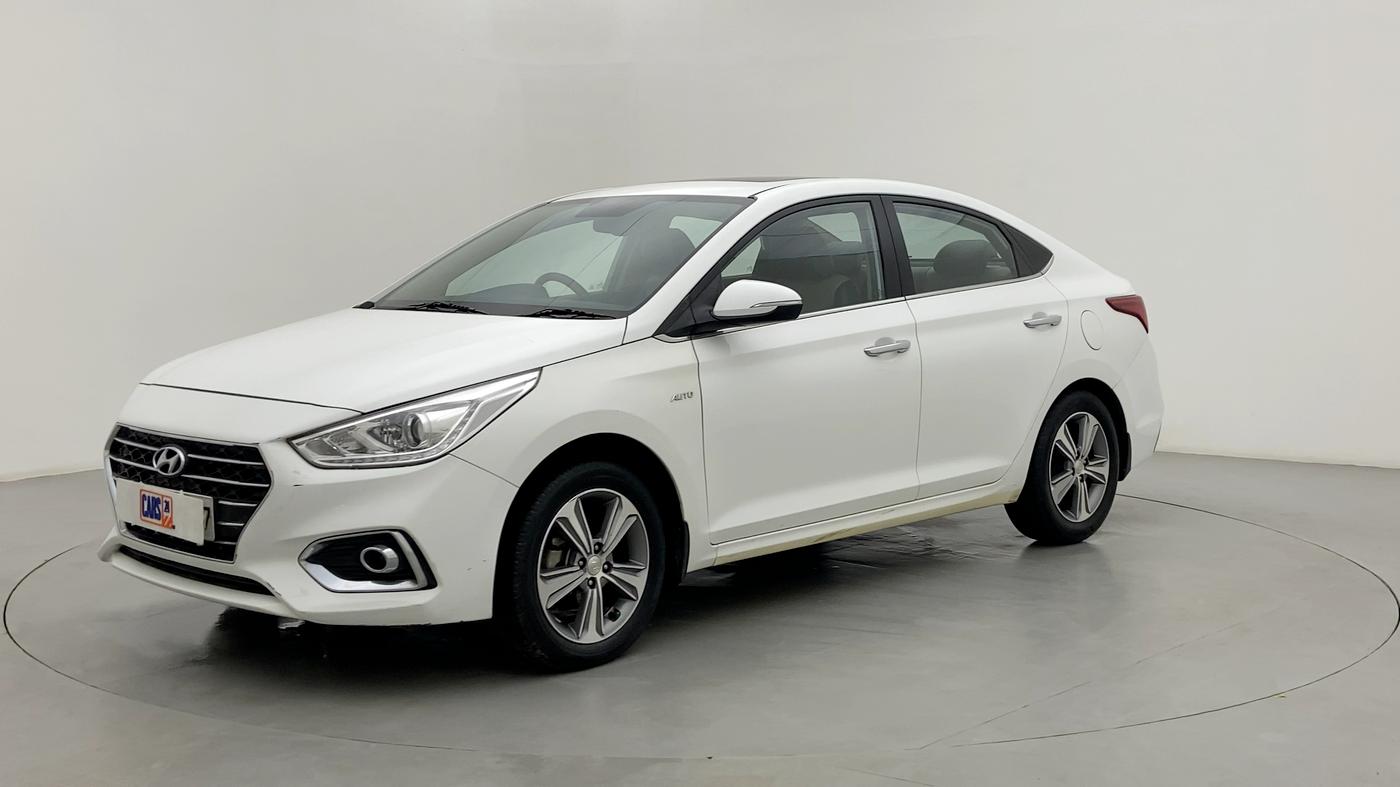 2017 Hyundai Verna 1.6 VTVT SX (O) AT, CNG, Automatic, 37,195 km, Left Front Diagonal