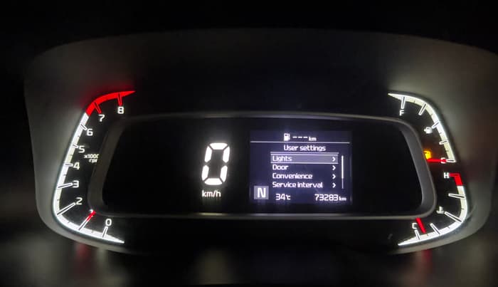 2020 KIA SONET HTX 1.0 IMT, Petrol, Manual, 73,261 km, Odometer Image