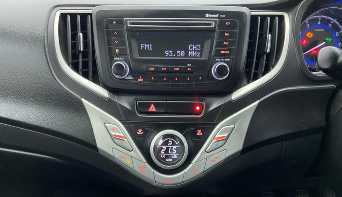 2017 Maruti Baleno DELTA PETROL 1.2, Petrol, Manual, 71,974 km, Air Conditioner