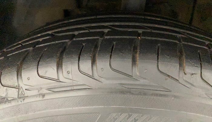 2018 Tata NEXON XZA PLUS PETROL, Petrol, Automatic, 12,564 km, Left Front Tyre Tread