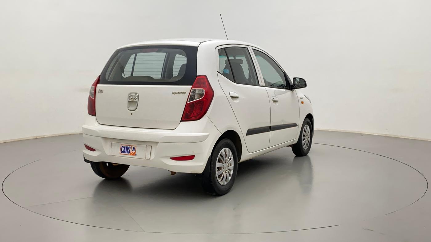 2014 Hyundai i10 SPORTZ 1.1 IRDE2, Petrol, Manual, 89,433 km, Right Back Diagonal
