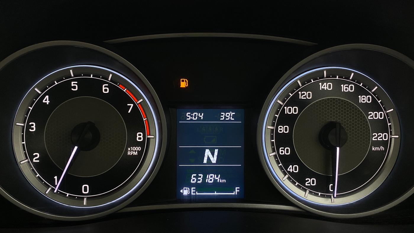 2018 Maruti Dzire VXI AMT, Petrol, Automatic, 63,179 km, Odometer Image