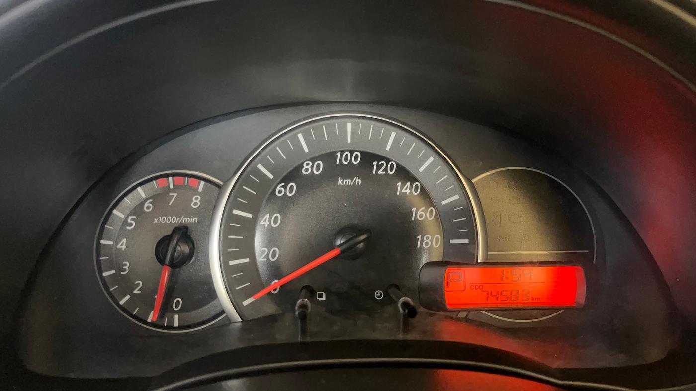 2017 Nissan Micra XL CVT, Petrol, Automatic, 74,591 km, Odometer Image