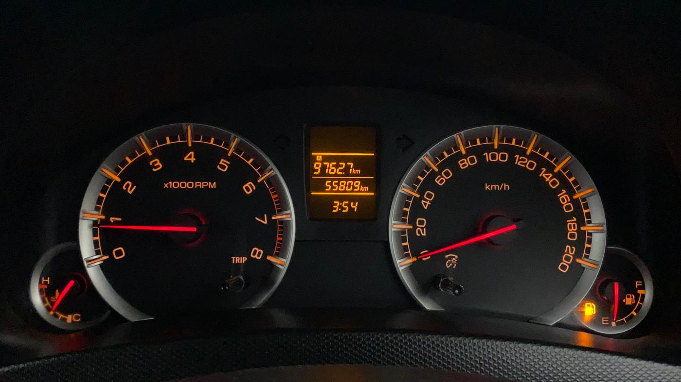 2017 Maruti Swift VXI O, Petrol, Manual, 55,809 km, Odometer Image