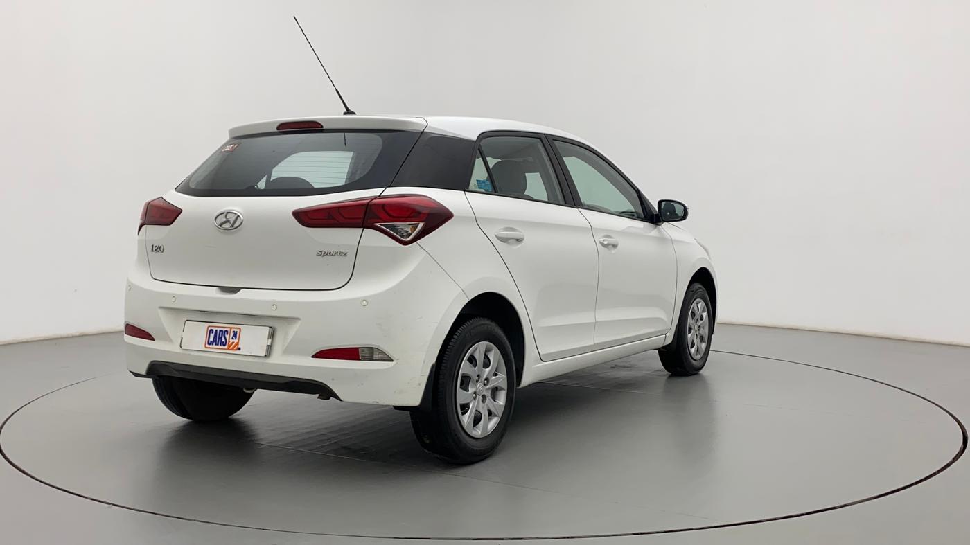 2017 Hyundai Elite i20 SPORTZ 1.2, Petrol, Manual, 1,23,216 km, Right Back Diagonal