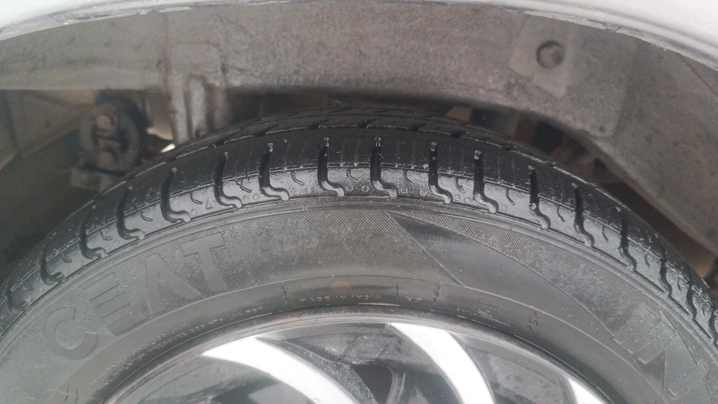 2014 Maruti Alto K10 VXI, CNG, Manual, 65,413 km, Right Rear Tyre Tread