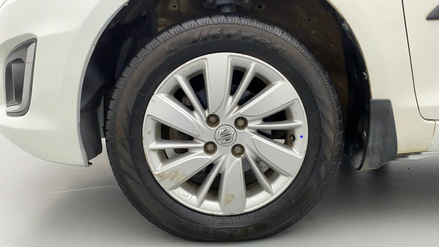 2017 Maruti Swift ZXI D, Petrol, Manual, 53,064 km, Left Front Wheel