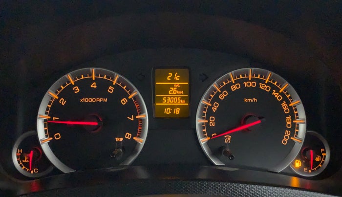 2017 Maruti Swift ZXI D, Petrol, Manual, 53,064 km, Odometer Image