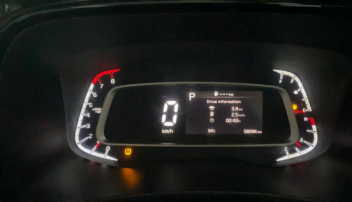2020 KIA SONET GTX PLUS 1.0 DCT, Petrol, Automatic, 58,083 km, Odometer Image