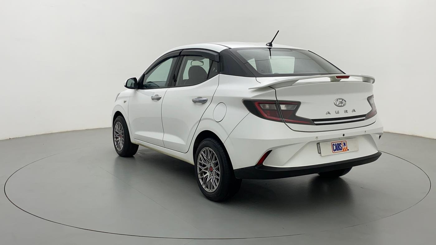 2021 Hyundai AURA S 1.2 CNG, CNG, Manual, 27,995 km, Left Back Diagonal