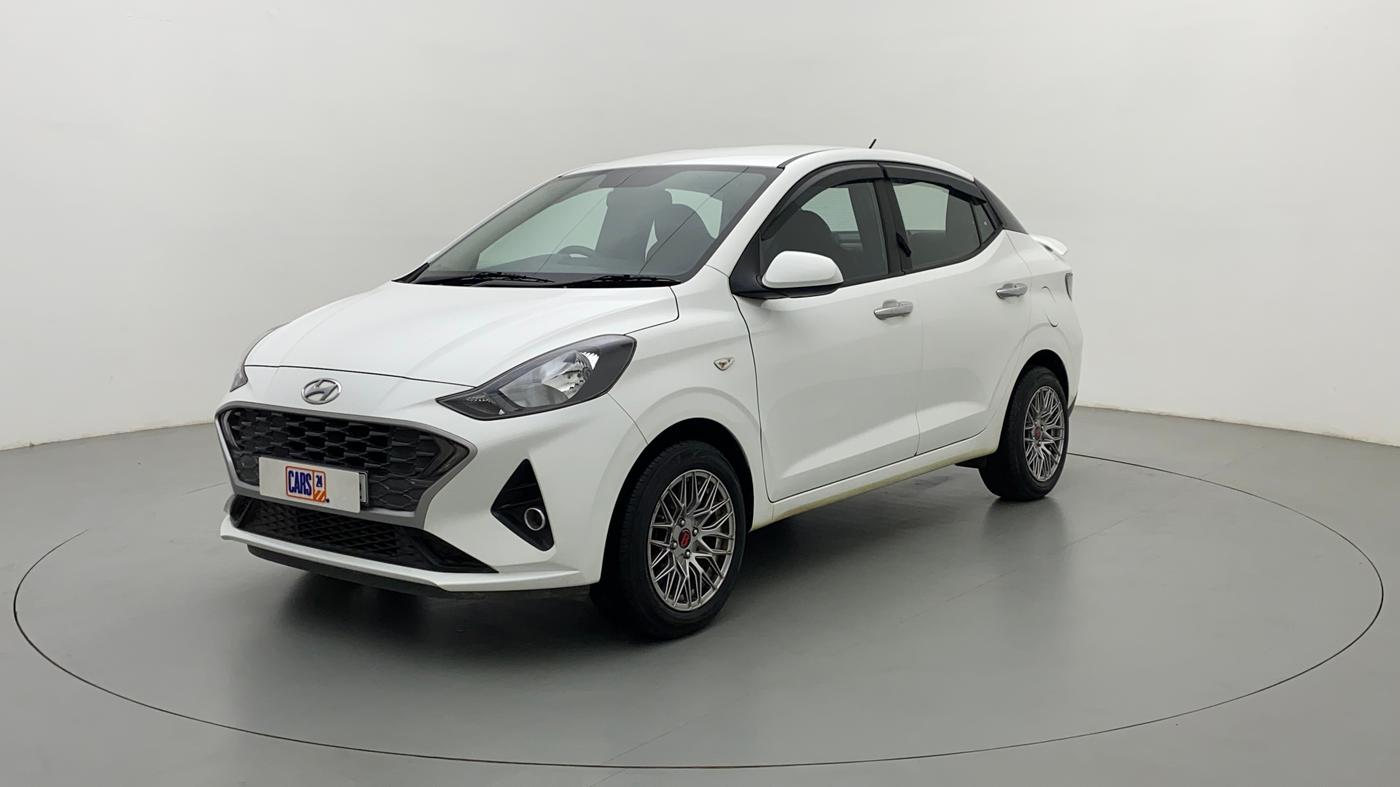 2021 Hyundai AURA S 1.2 CNG, CNG, Manual, 27,995 km, Left Front Diagonal