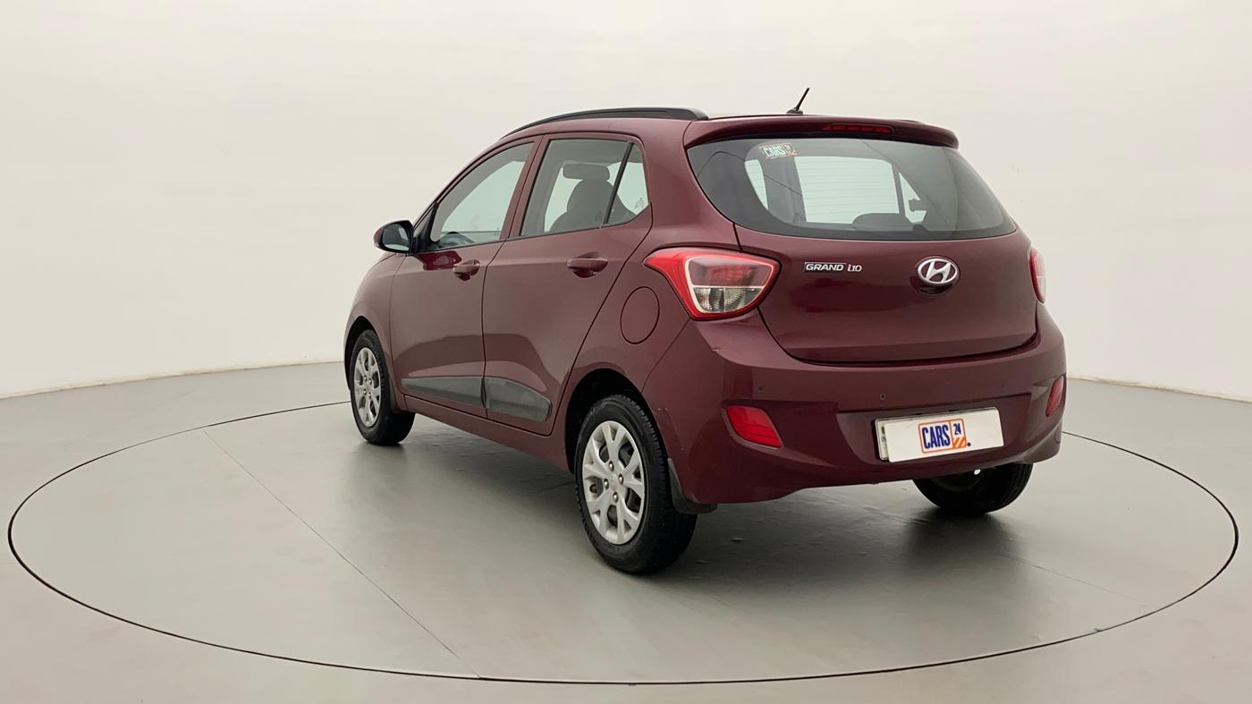 2016 Hyundai Grand i10 SPORTZ 1.2 KAPPA VTVT, Petrol, Manual, 55,215 km, Left Back Diagonal