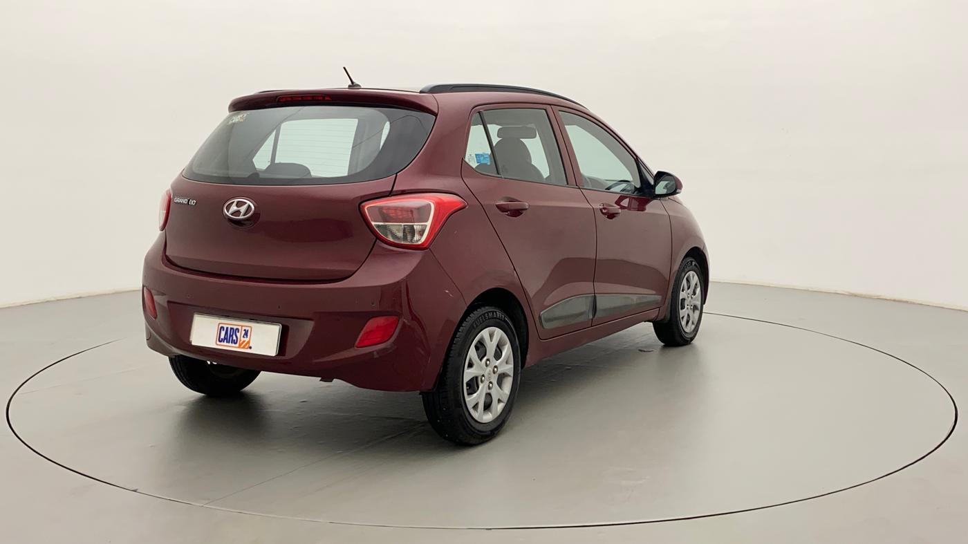 2016 Hyundai Grand i10 SPORTZ 1.2 KAPPA VTVT, Petrol, Manual, 55,215 km, Right Back Diagonal