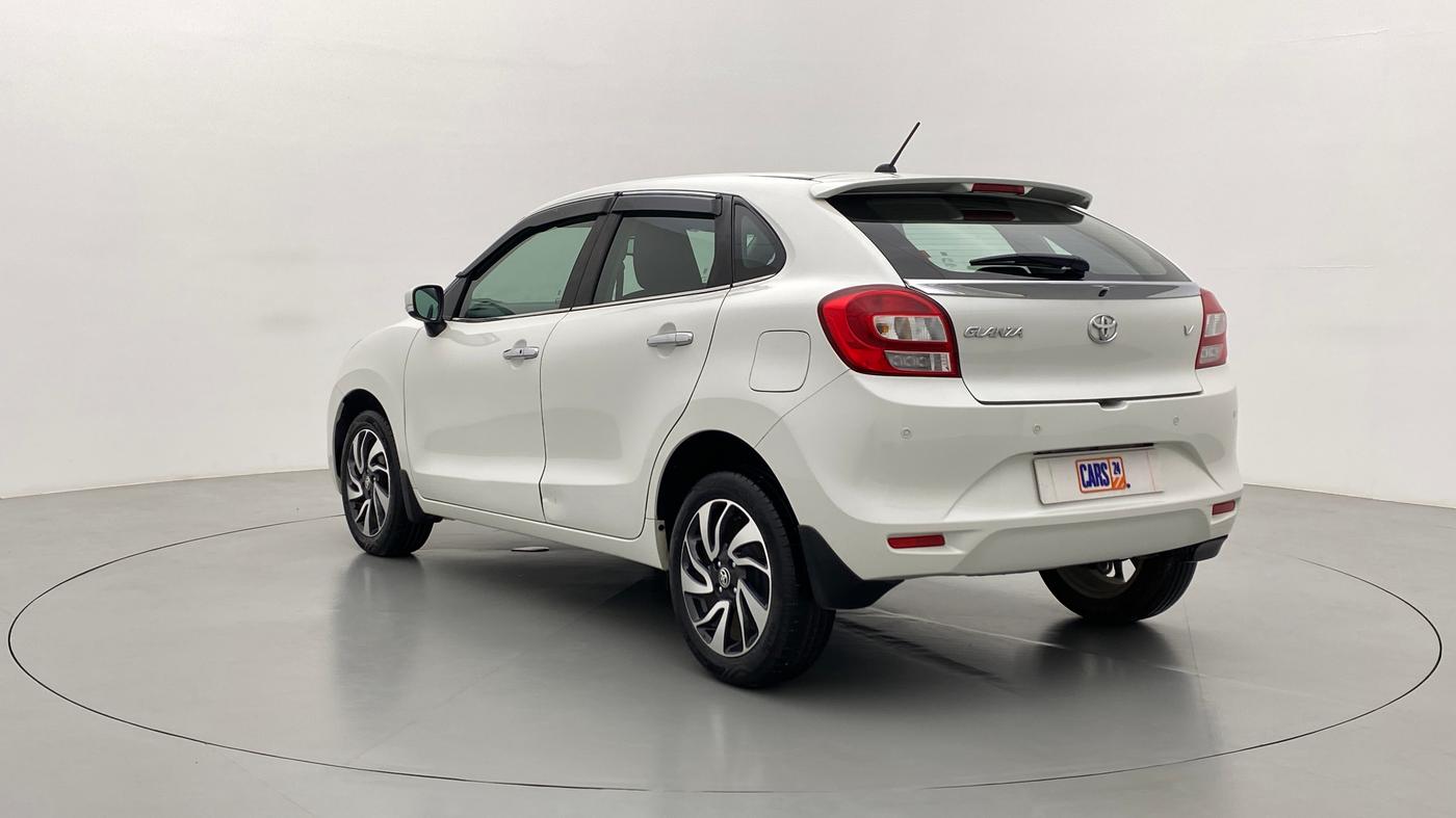 2021 Toyota Glanza V CVT, Petrol, Automatic, 5,832 km, Left Back Diagonal