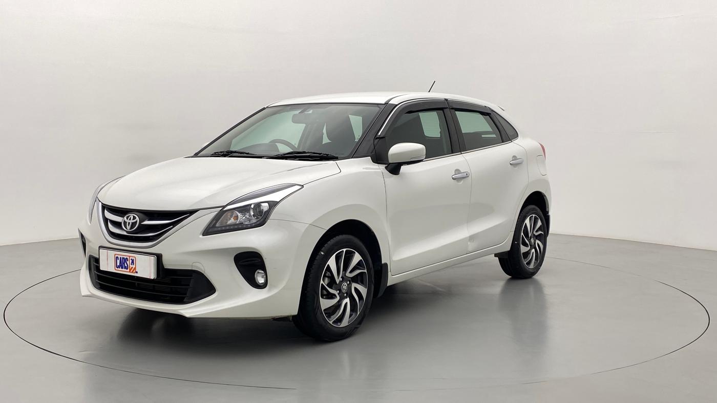 2021 Toyota Glanza V CVT, Petrol, Automatic, 5,832 km, Left Front Diagonal