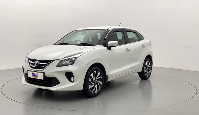 2021 Toyota Glanza V CVT, Petrol, Automatic, 5,832 km, Left Front Diagonal