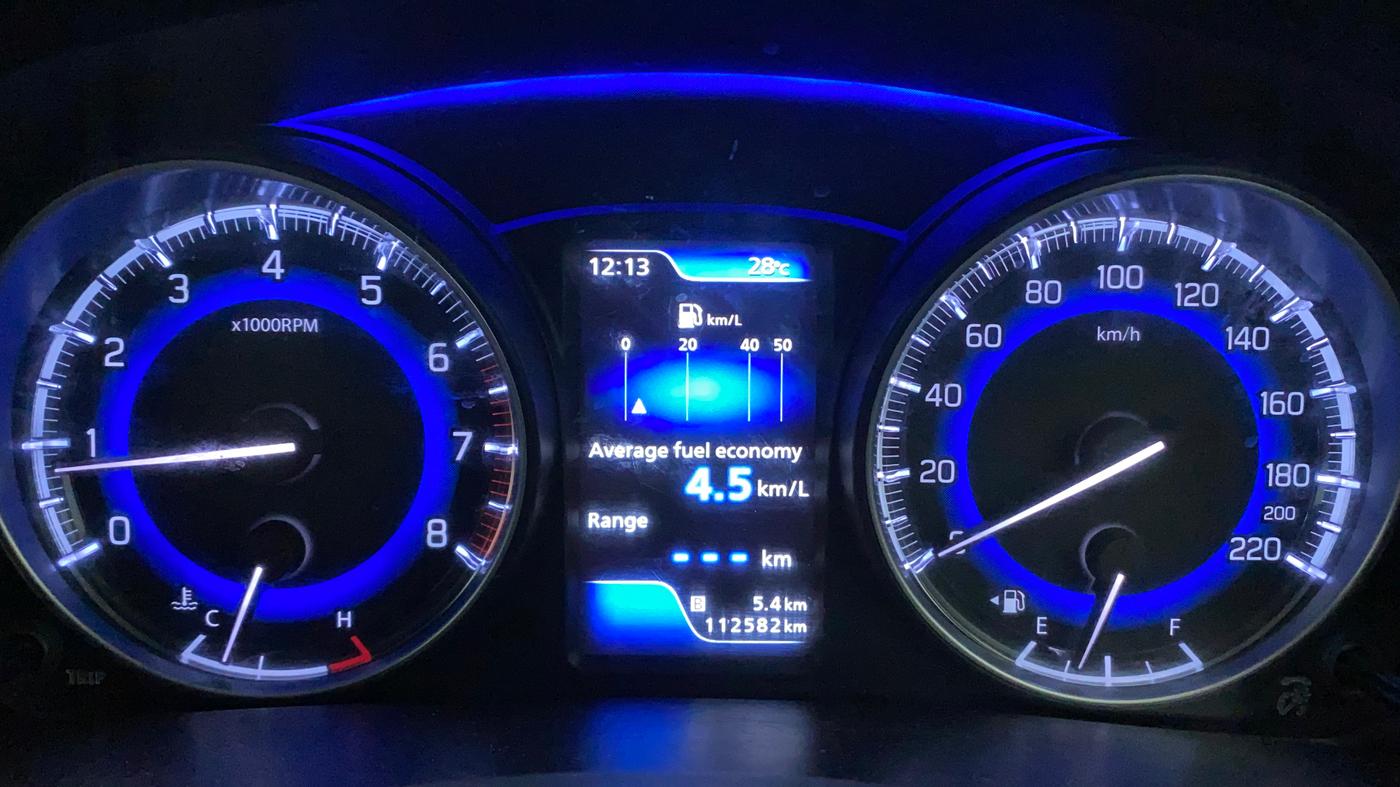2017 Maruti Baleno ALPHA PETROL 1.2, Petrol, Manual, 1,12,679 km, Odometer Image