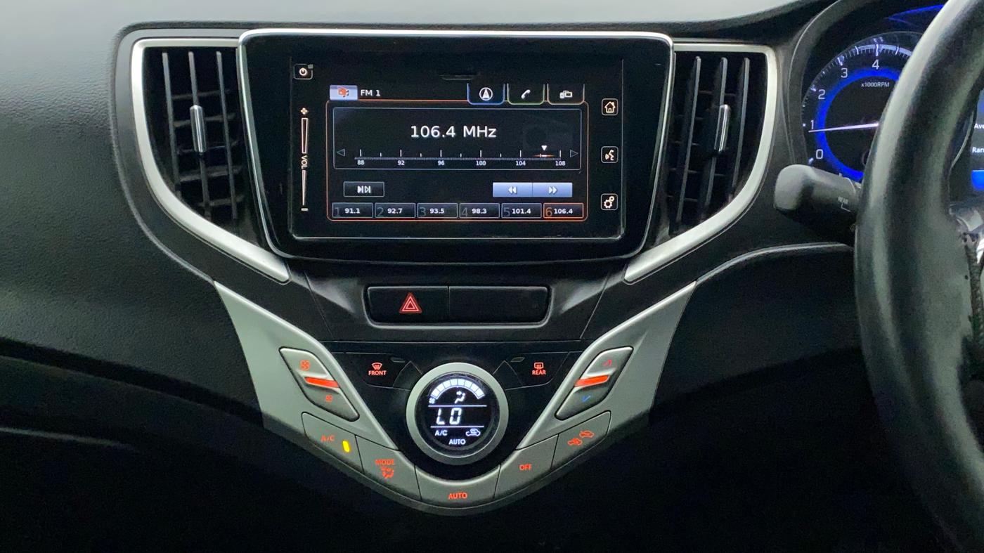 2017 Maruti Baleno ALPHA PETROL 1.2, Petrol, Manual, 1,12,679 km, Air Conditioner