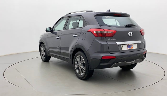 2017 Hyundai Creta SX PLUS AT 1.6 PETROL, Petrol, Automatic, 28,625 km, Left Back Diagonal
