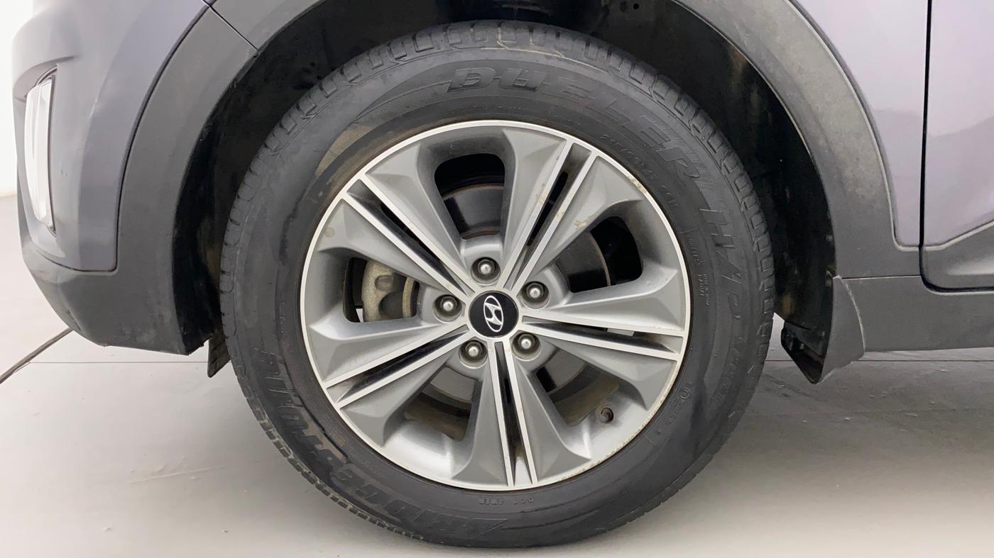2017 Hyundai Creta SX PLUS AT 1.6 PETROL, Petrol, Automatic, 28,625 km, Left Front Wheel
