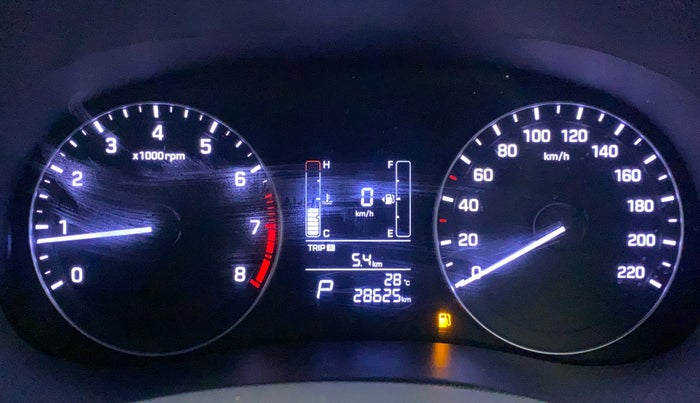 2017 Hyundai Creta SX PLUS AT 1.6 PETROL, Petrol, Automatic, 28,625 km, Odometer Image
