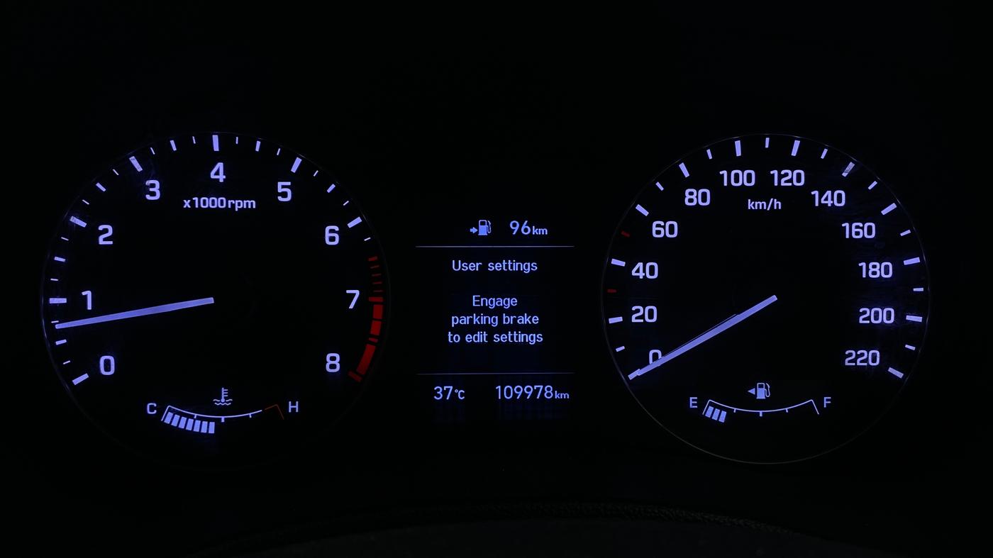 2019 Hyundai Creta SX (O) 1.6 PETROL, Petrol, Manual, 1,09,975 km, Odometer Image