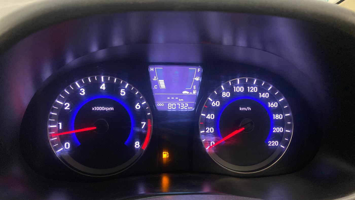 2014 Hyundai Verna FLUIDIC 1.6 VTVT SX, Petrol, Manual, 80,712 km, Odometer Image