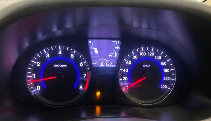 2014 Hyundai Verna FLUIDIC 1.6 VTVT SX, Petrol, Manual, 80,712 km, Odometer Image