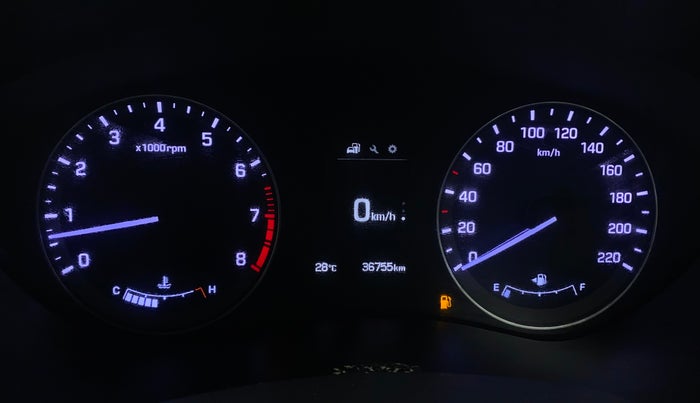 2015 Hyundai Elite i20 ASTA 1.2 (O), Petrol, Manual, 36,752 km, Odometer Image