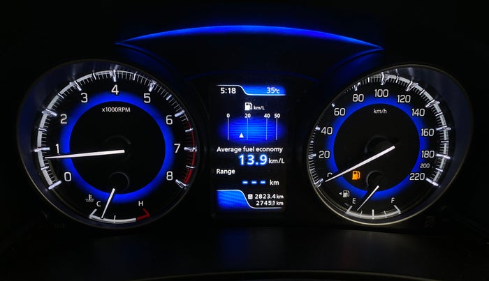 2021 Toyota Glanza G, Petrol, Manual, 27,447 km, Odometer Image