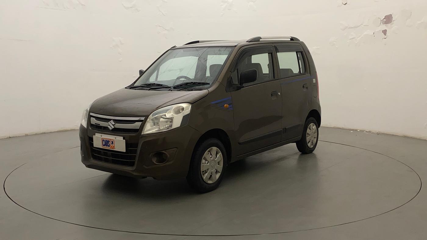 2014 Maruti Wagon R 1.0 LXI CNG, CNG, Manual, 59,680 km, Left Front Diagonal