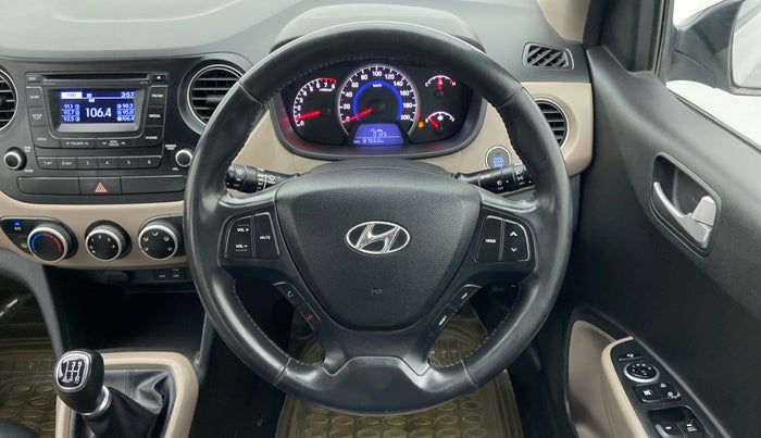 2016 Hyundai Grand i10 ASTA 1.2 KAPPA VTVT, Petrol, Manual, 87,663 km, Steering Wheel Close Up