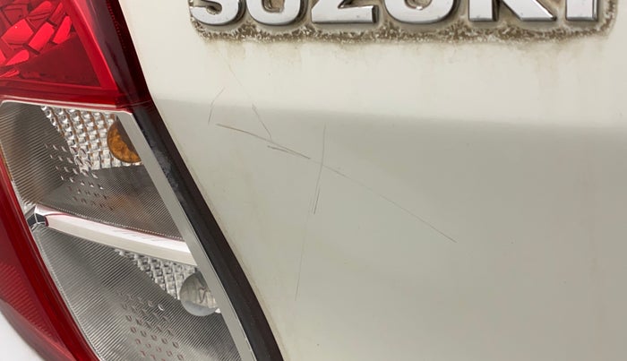2014 Maruti Celerio VXI AMT, Petrol, Automatic, 61,062 km, Dicky (Boot door) - Minor scratches