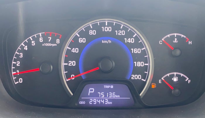 2017 Hyundai Grand i10 SPORTZ (O) AT 1.2 KAPPA VTVT, Petrol, Automatic, 29,408 km, Odometer Image