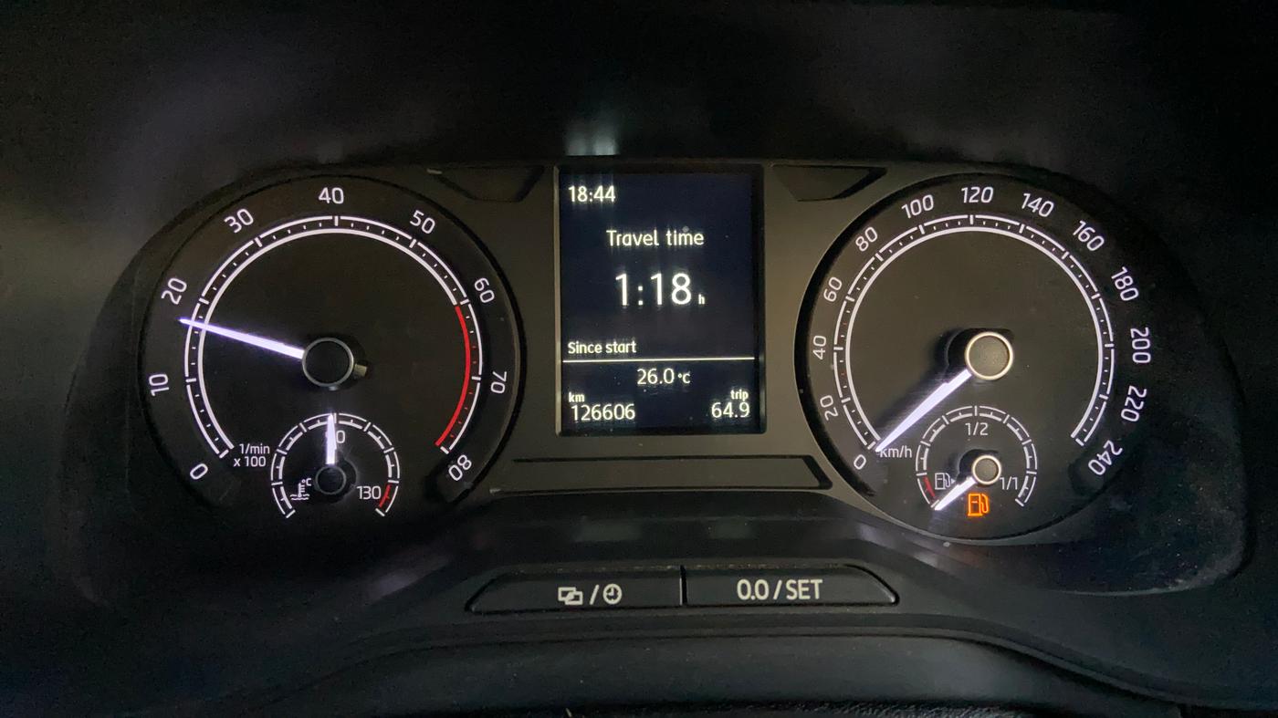 2021 Skoda KUSHAQ STYLE 1.5L TSI MT, Petrol, Manual, 1,26,578 km, Odometer Image
