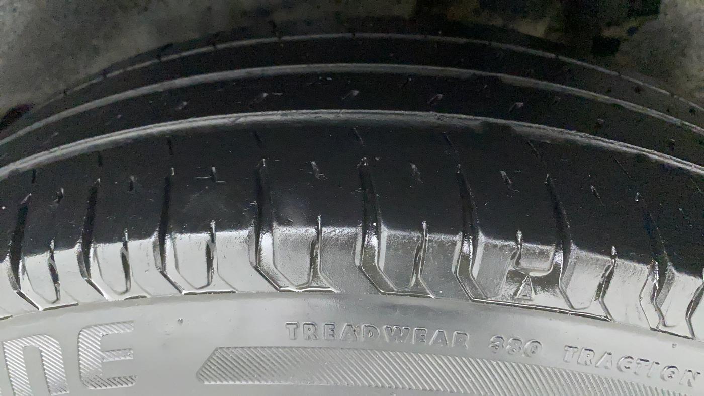 2019 Maruti Dzire VXI, Petrol, Manual, 54,661 km, Left Rear Tyre Tread
