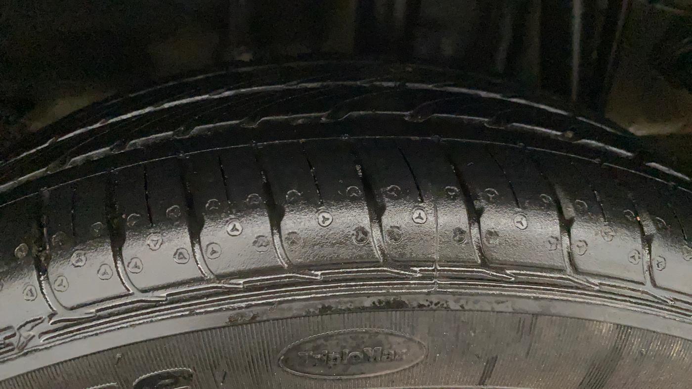 2024 Tata Tiago XZ PLUS PETROL, Petrol, Manual, 16,093 km, Left Rear Tyre Tread