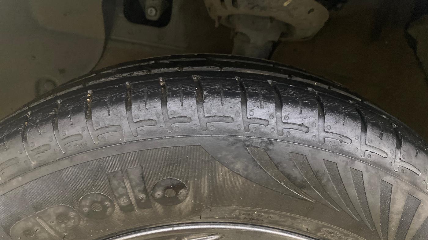 2021 Hyundai GRAND I10 NIOS SPORTZ 1.2 KAPPA VTVT CNG, CNG, Manual, 25,419 km, Left Front Tyre Tread