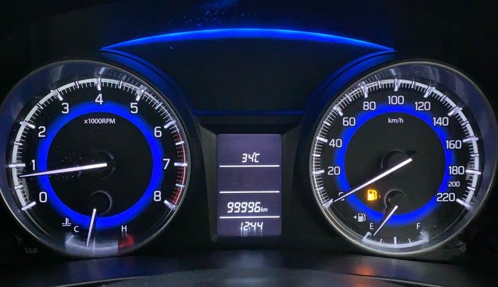 2016 Maruti Baleno DELTA PETROL 1.2, Petrol, Manual, 99,996 km, Odometer Image