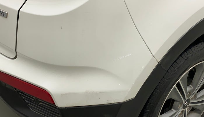 2018 Hyundai Creta SX PLUS AT 1.6 PETROL, Petrol, Automatic, 26,337 km, Rear bumper - Minor scratches