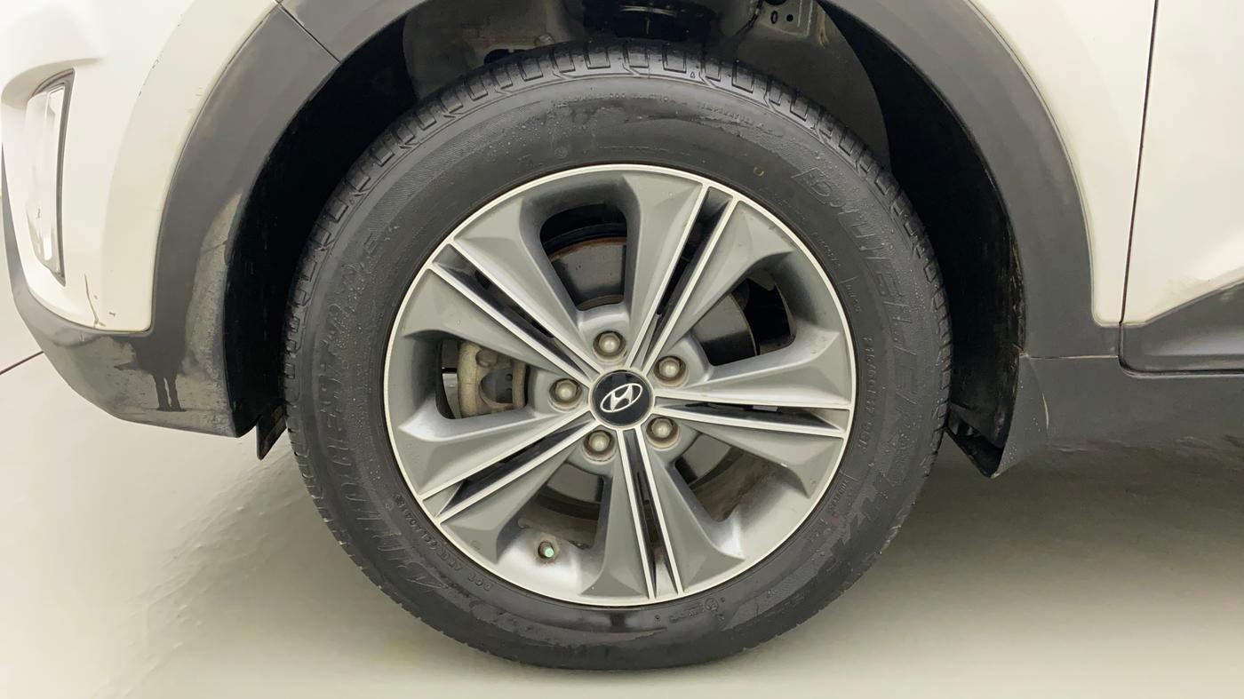 2018 Hyundai Creta SX PLUS AT 1.6 PETROL, Petrol, Automatic, 26,337 km, Left Front Wheel