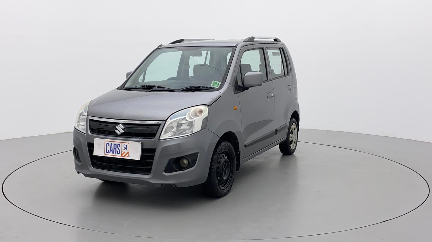 2013 Maruti Wagon R 1.0 VXI, Petrol, Manual, 91,632 km, Left Front Diagonal
