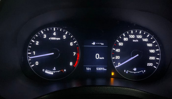 2018 Hyundai Creta SX (O) 1.6 PETROL, Petrol, Manual, 53,082 km, Odometer Image