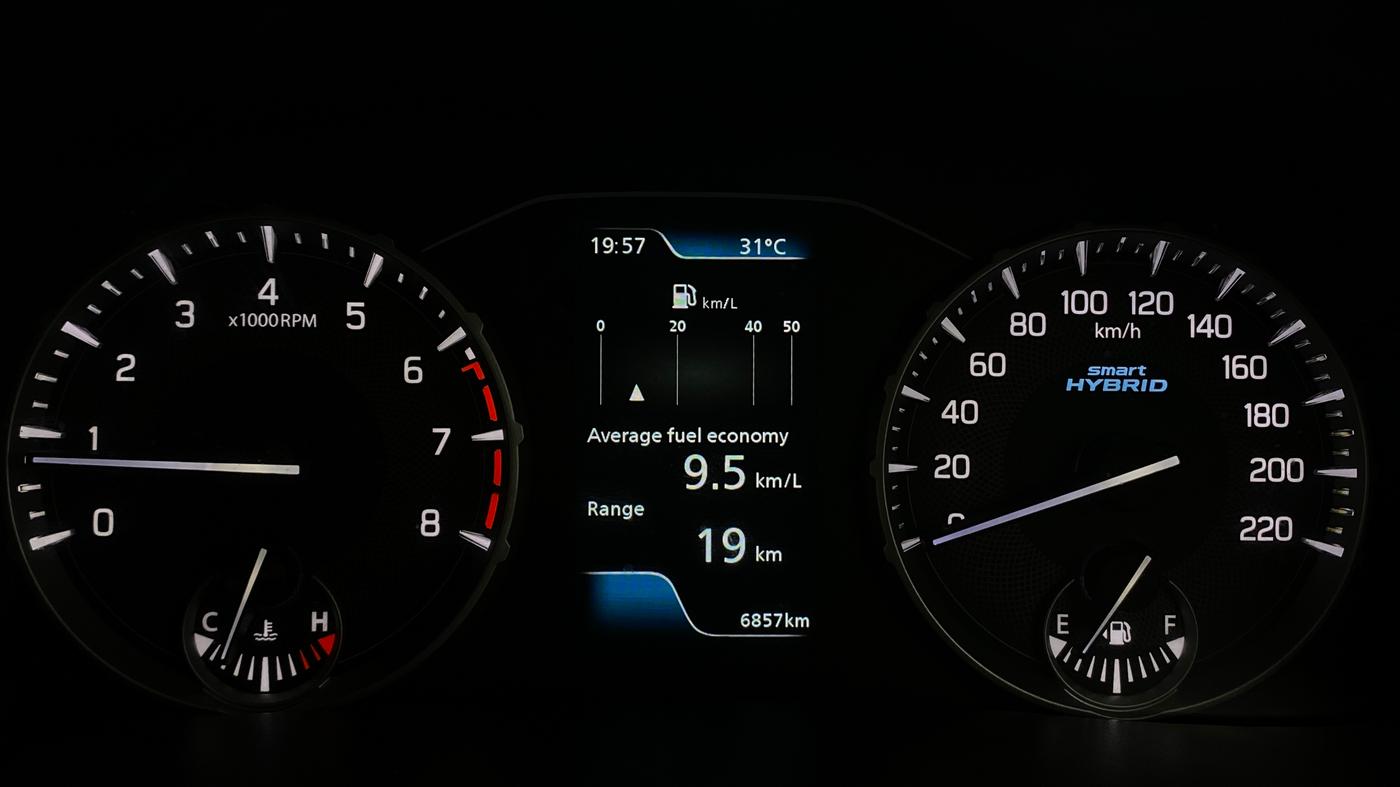 2024 Maruti BREZZA ZXI + SMART HYBRID, Petrol, Manual, 6,852 km, Odometer Image