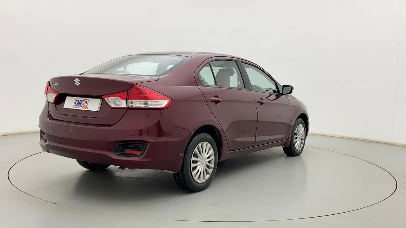 2017 Maruti Ciaz DELTA 1.4 MT PETROL, CNG, Manual, 1,05,815 km, Right Back Diagonal