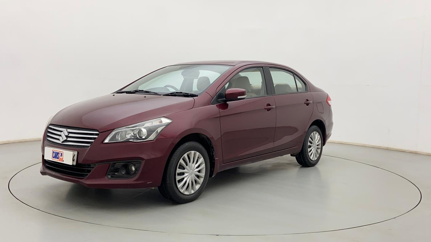 2017 Maruti Ciaz DELTA 1.4 MT PETROL, CNG, Manual, 1,05,815 km, Left Front Diagonal