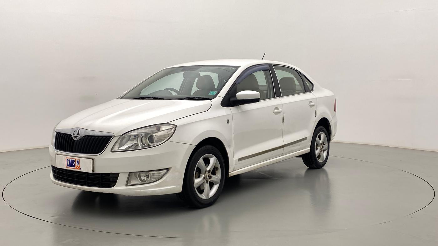 2014 Skoda Rapid ELEGANCE 1.6 TDI MT, Diesel, Manual, 51,091 km, Left Front Diagonal