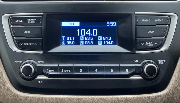 2018 Hyundai Elite i20 Magna Executive 1.2, CNG, Manual, 51,812 km, Infotainment System